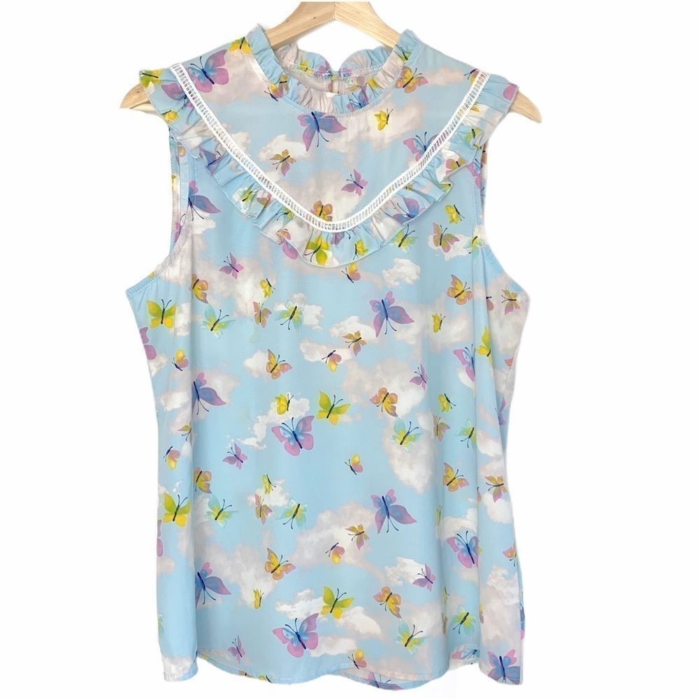 Westmoon Frilly Butterfly Tank Top